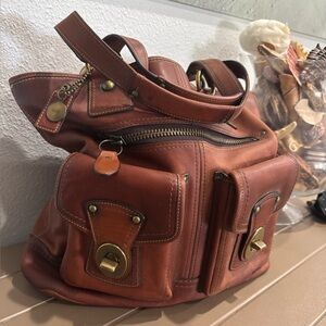 Brown Leather  Bag